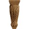 Ekena Millwork 6"W x 7 1/2"D x 18"H Extra Large Acanthus Wood Corbel, Cherry CORW06X08X18ACCH - alternate 4